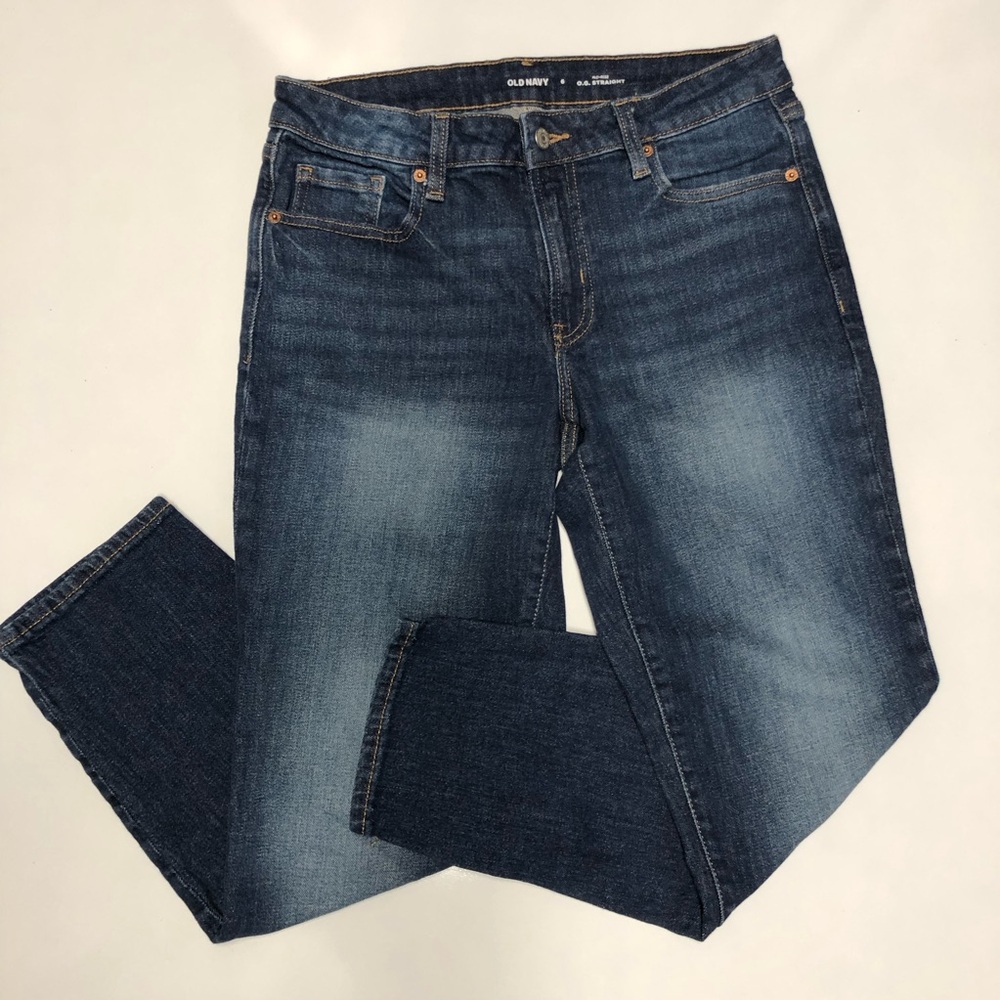 Old navy O.G. Straight mid rise jeans size 6